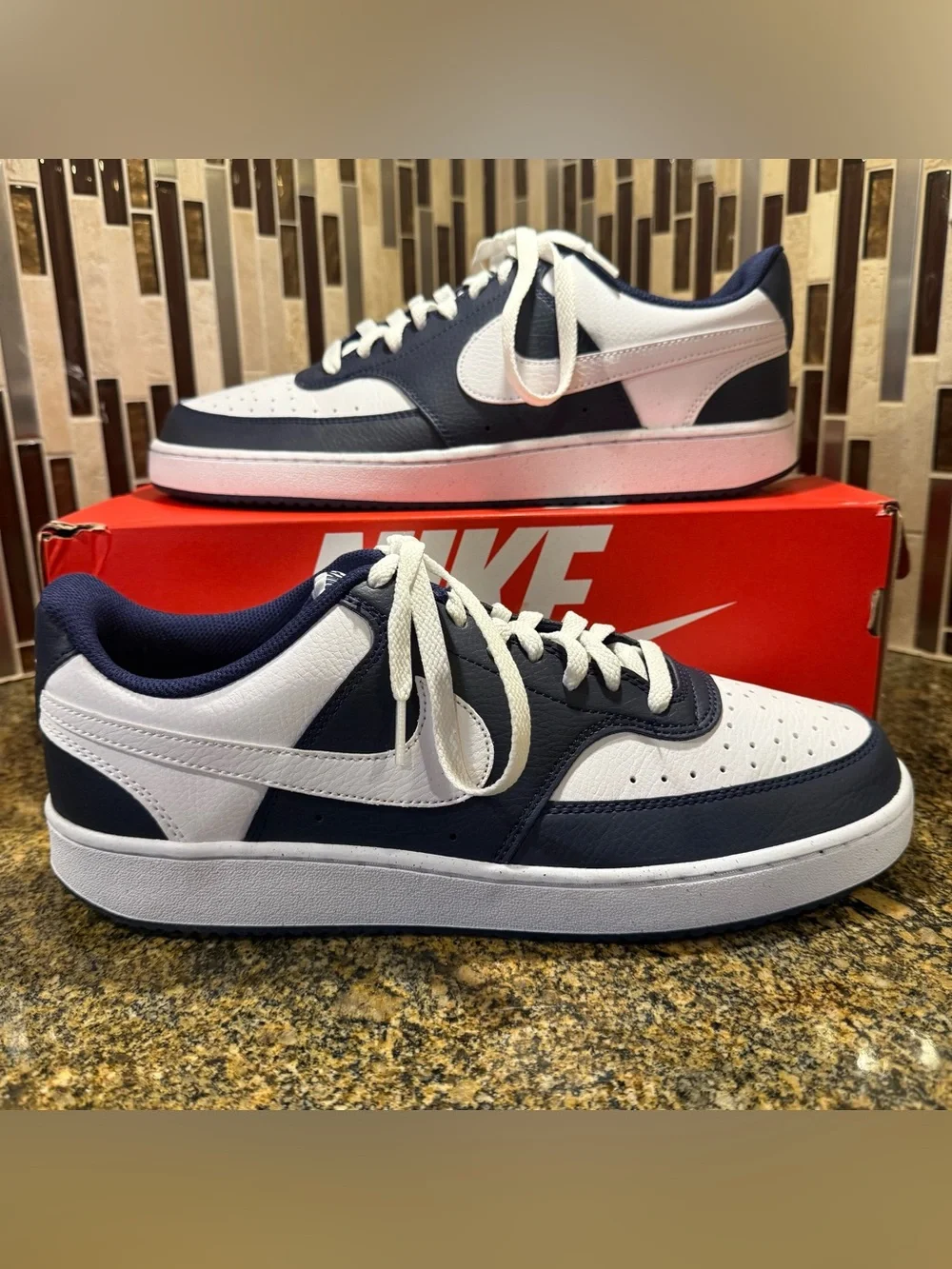 Nike Court Vision Low 'Midnight Navy White' / HM9862-400 / Men's Size 11.5 NEW